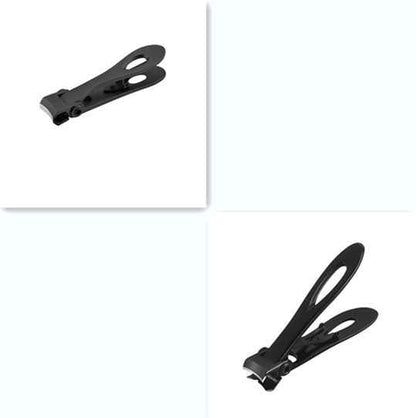 Sarah Express Premium Stainless Steel Nail Clippers for Thick Nails & Toenails - Professional Heavy Duty Trimmer Black set