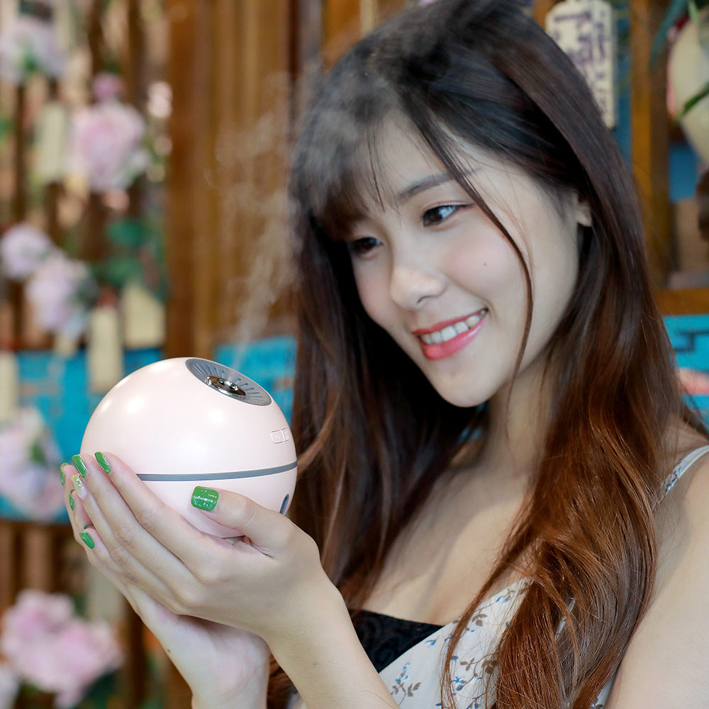 Sarah Express Rechargeable Mini Ultrasonic Aroma Humidifier Diffuser with LED Light - 300ML