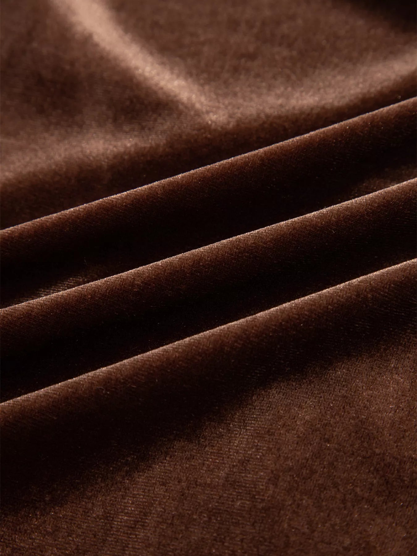 Sarah Express Women's Velvet V Neck Long Sleeve Tiered Mini Dress - Solid Color