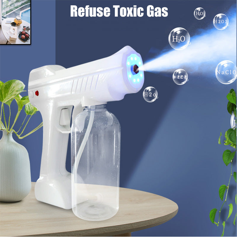 Sarah Express Wireless Nano Atomizing Spray Gun - Rechargeable Handheld Disinfection Fogger 800ml