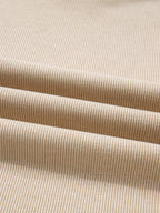 Sarah Express Women's Lace Drawstring Hoodie and High Waist Pants Corduroy Suit