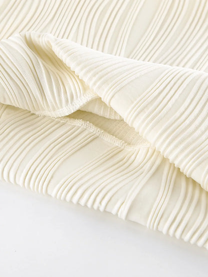 Sarah Express Women's Off-Shoulder Textured Knit Maxi Dress