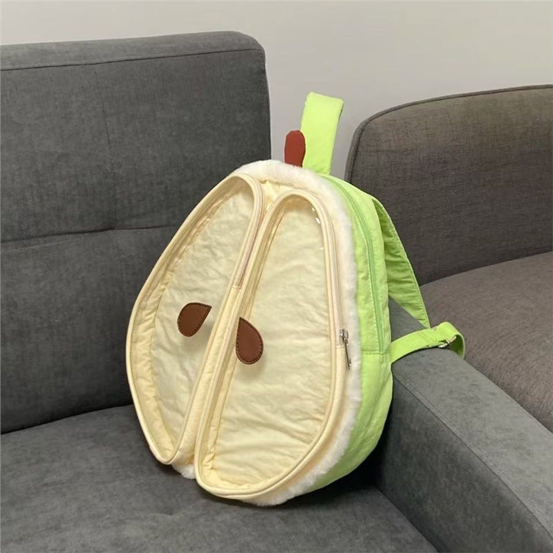 Sarah Express Women's Plush Backpack – Lightweight High-Capacity Bag