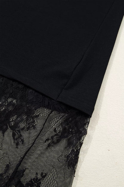 Sarah Express Women's Floral Patchwork Short Sleeve Loose Maxi Dress