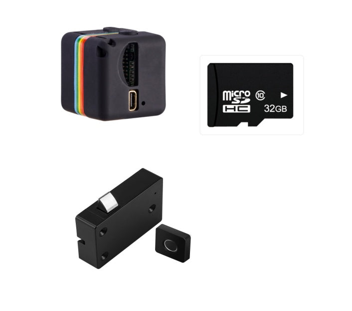 Sarah Express Smart Fingerprint Lock for Cabinets and Drawers - Electronic Security Lock Set