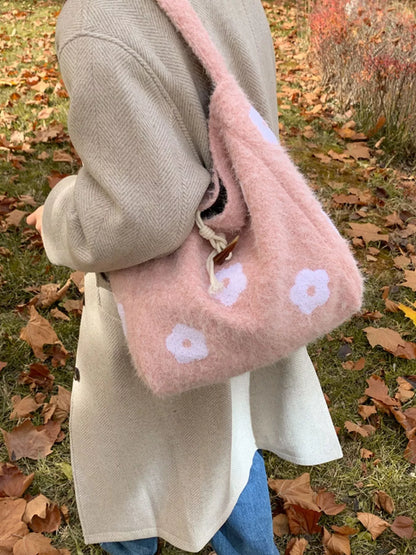 Sarah Express Women's Floral Applique Handbag