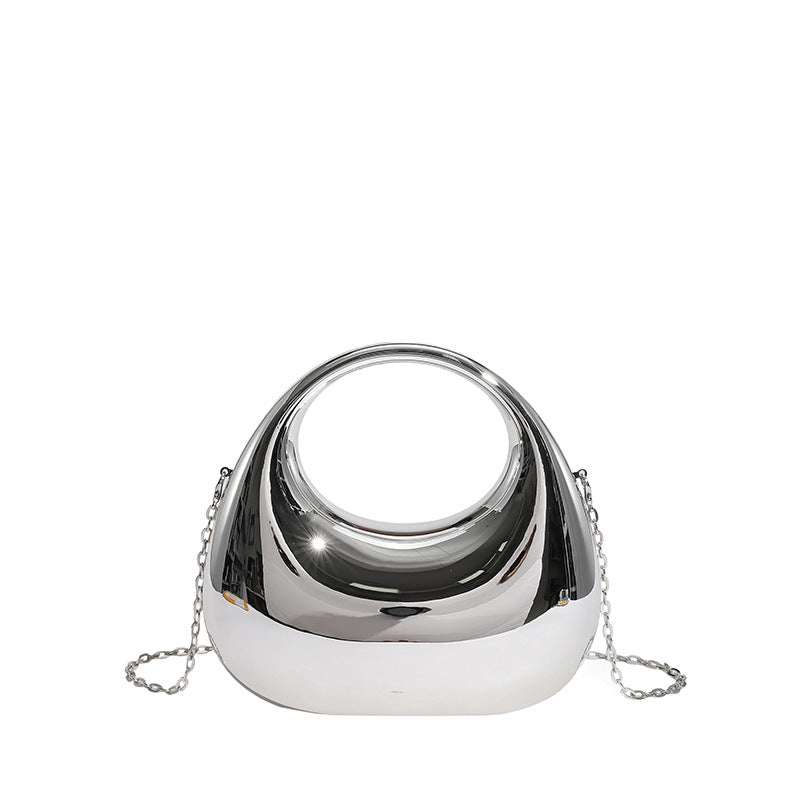 Sarah Express Acrylic Box Bag Silver