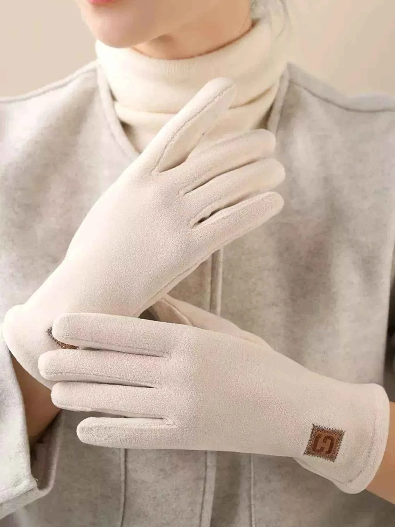 Sarah Express Women's Fleece Touchscreen Gloves - Winter Warm Thermal Gloves