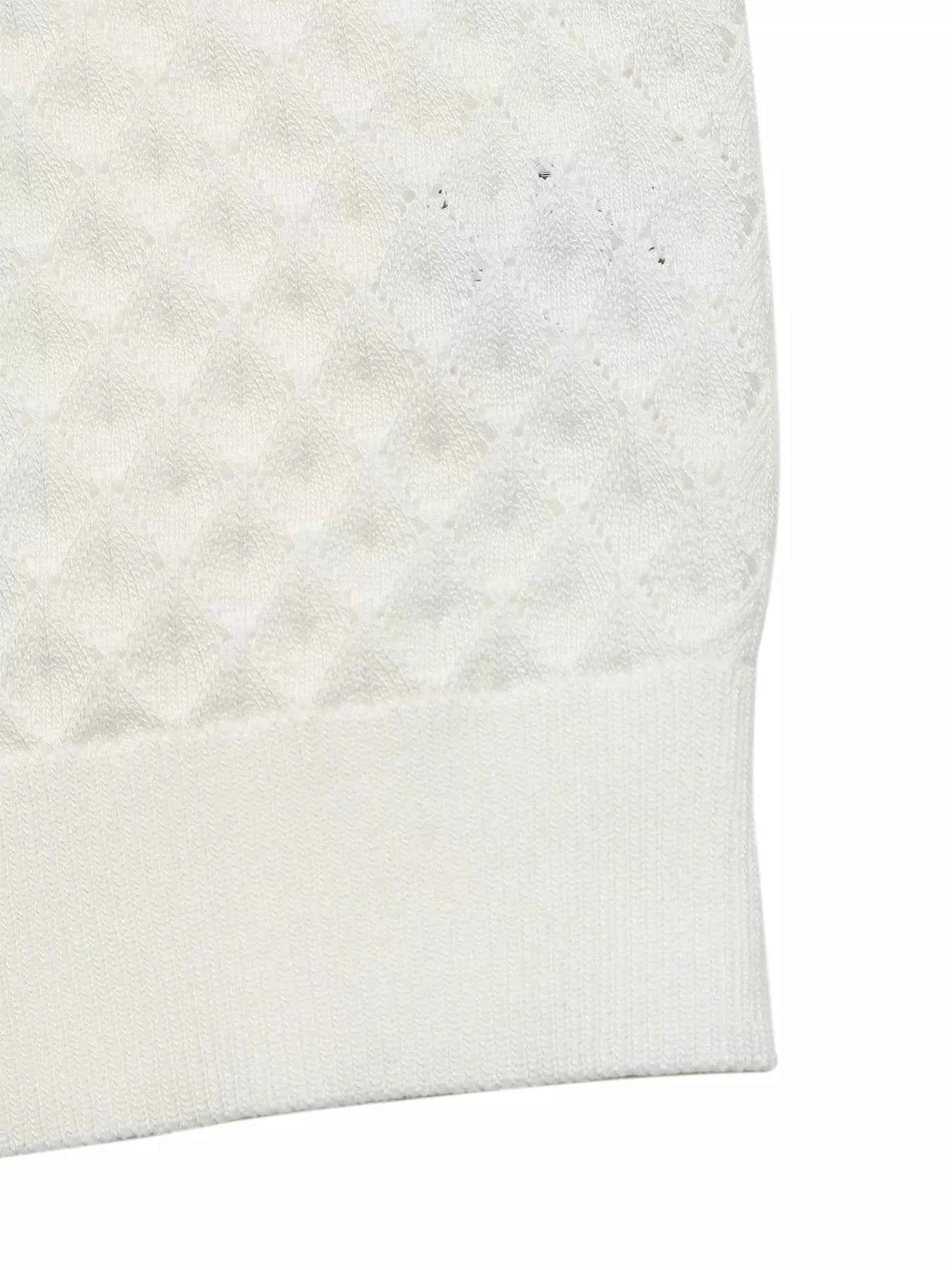 Textured Short Sleeve Knit Top