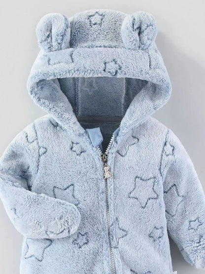 Sarah Express Children's Plush Hooded One-Piece