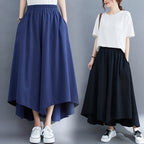 Sarah Express Women's High Waist Wide Leg Cropped Pants Loose Fit Work Casual Trousers with Pockets