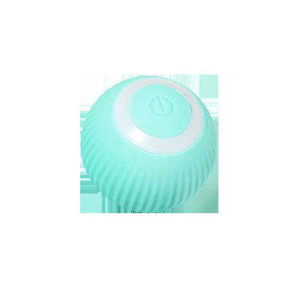 Sarah Express Smart Auto-Rolling Cat Toy Ball - Interactive Self-Rotating Pet Toy for Cats & Kittens Green USB