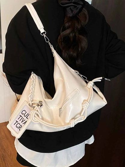 Sarah Express Women's PU Leather Shoulder Bag - Large Capacity Handbag