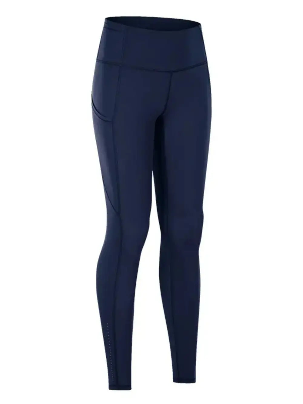 Sarah Express Women's Wide Waistband Sports Leggings Navy