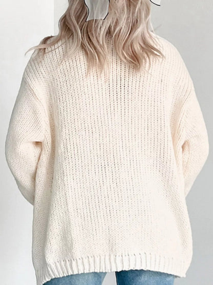 Sarah Express Women's Embroidered Button Up Cardigan