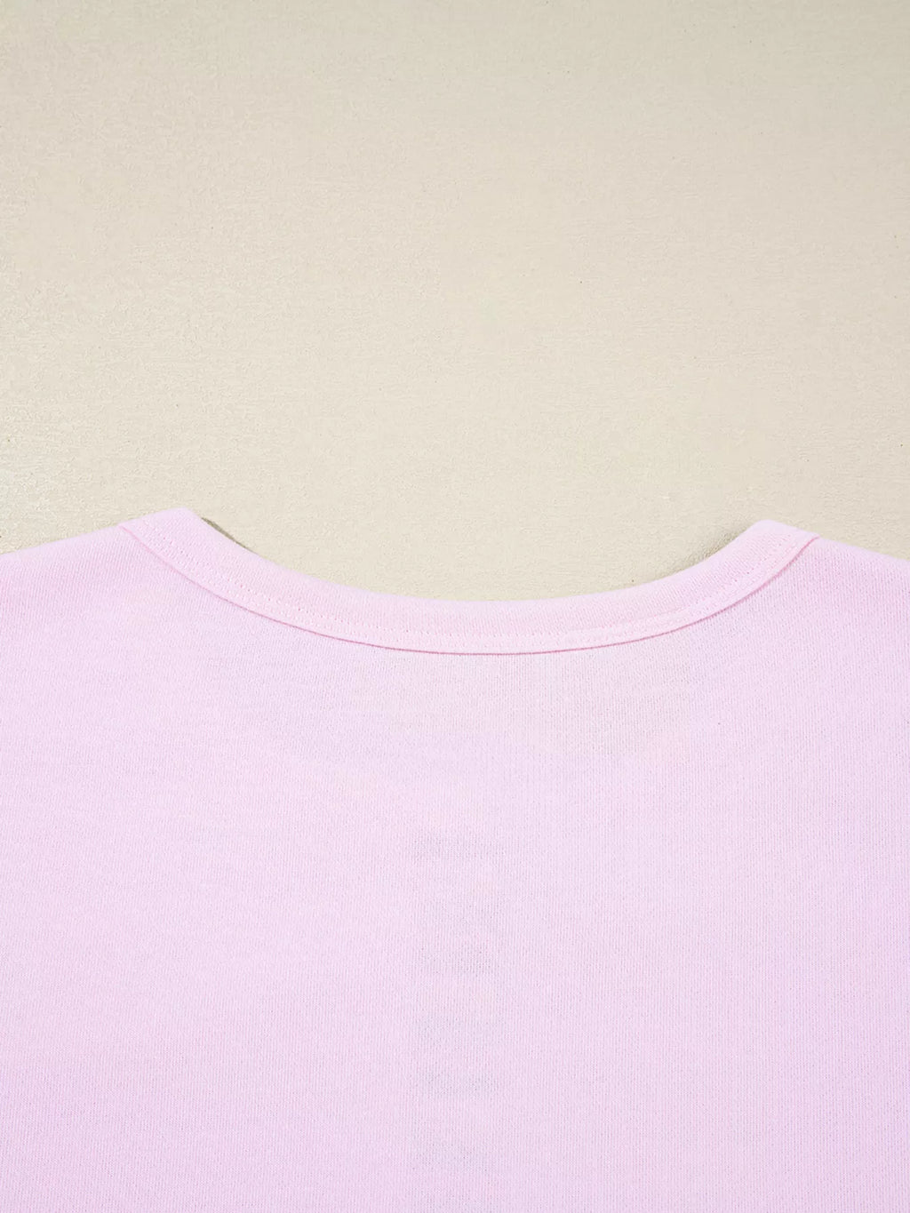 Sarah Express Women's Exposed Seam Color Block Striped Patchwork Loose Henley Sweatshirt