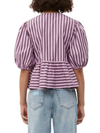 Sarah Express Women's Puff Sleeve Bow Tie Blouse