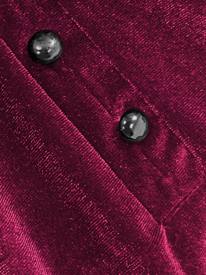 Sarah Express Women's Velvet Balloon Sleeve Blouse