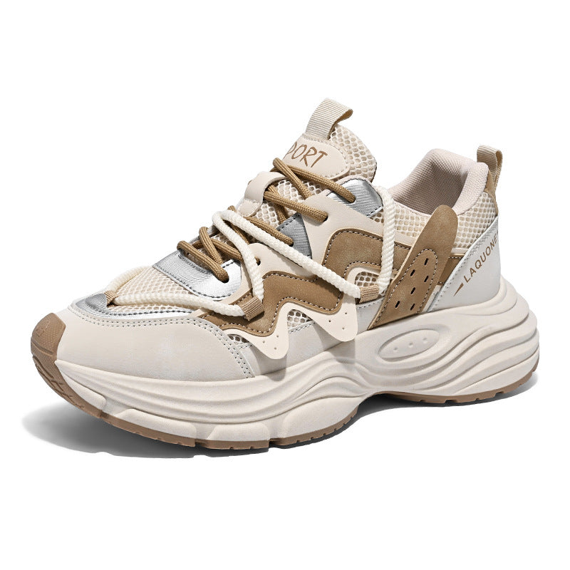 Sarah Express Breathable Mesh Running Sneakers - Unisex Casual Athletic Shoes with Thick Sole