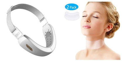 Sarah Express LED Photon Therapy Face Massager - V-Shape Lifting Facial Massager with EMS Microcurrent & Blue Light