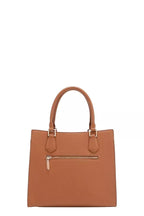 Sarah Express Women’s Structured Monogram Print Tote Bag Vegan Leather