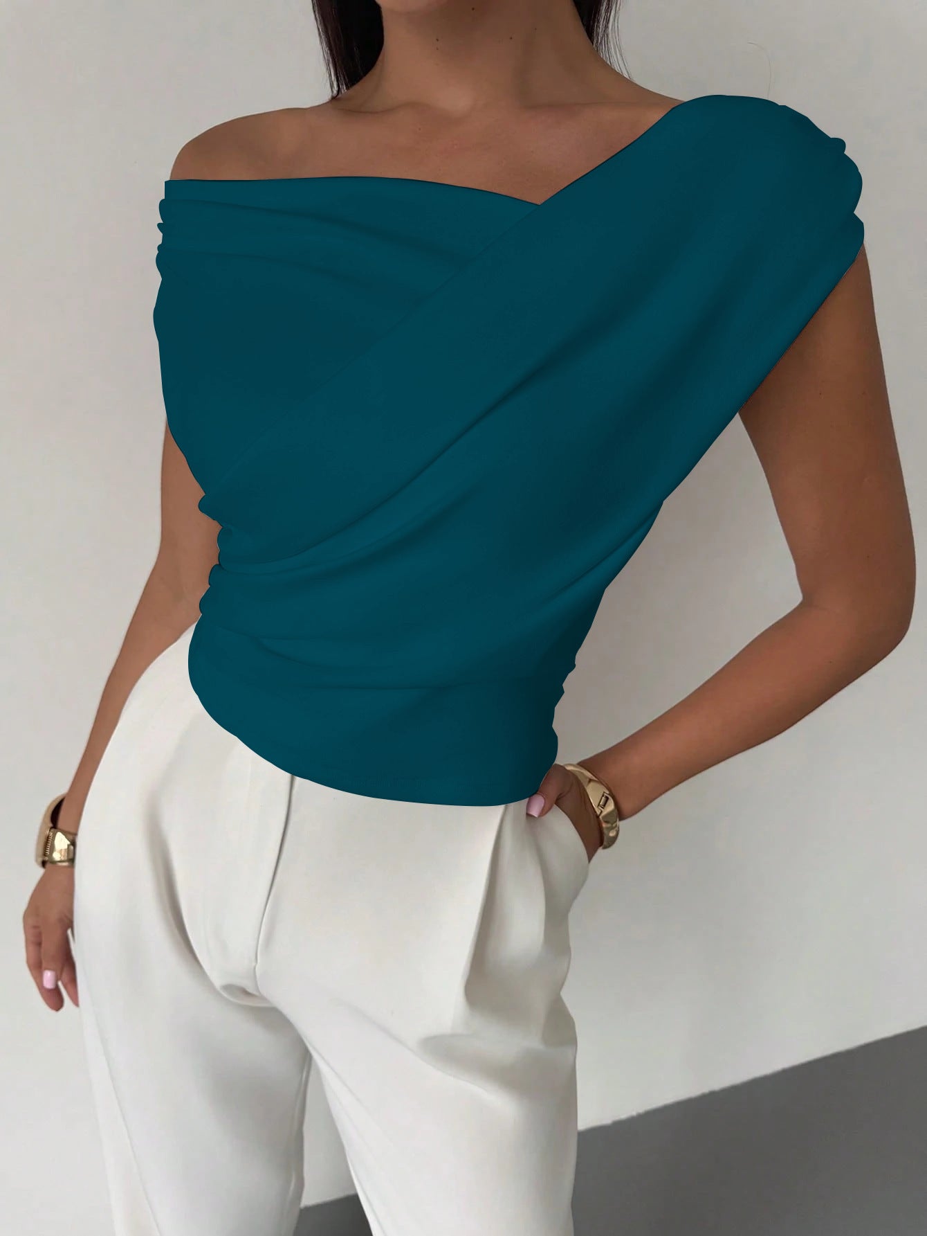 Sarah Express Sleeveless Solid Color Tank Top Women's Casual Work Tee