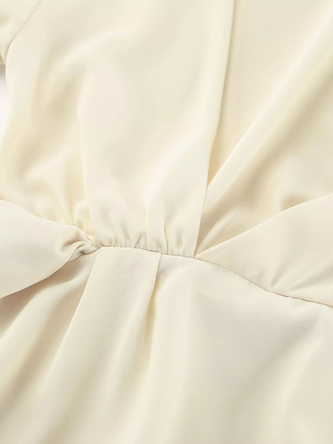 Sarah Express Women's Ruched Mock Neck Long Sleeve Blouse