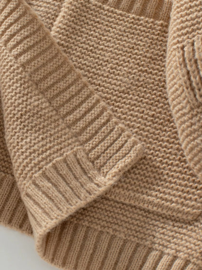 Sarah Express Women's Textured Knit Open Front Cardigan