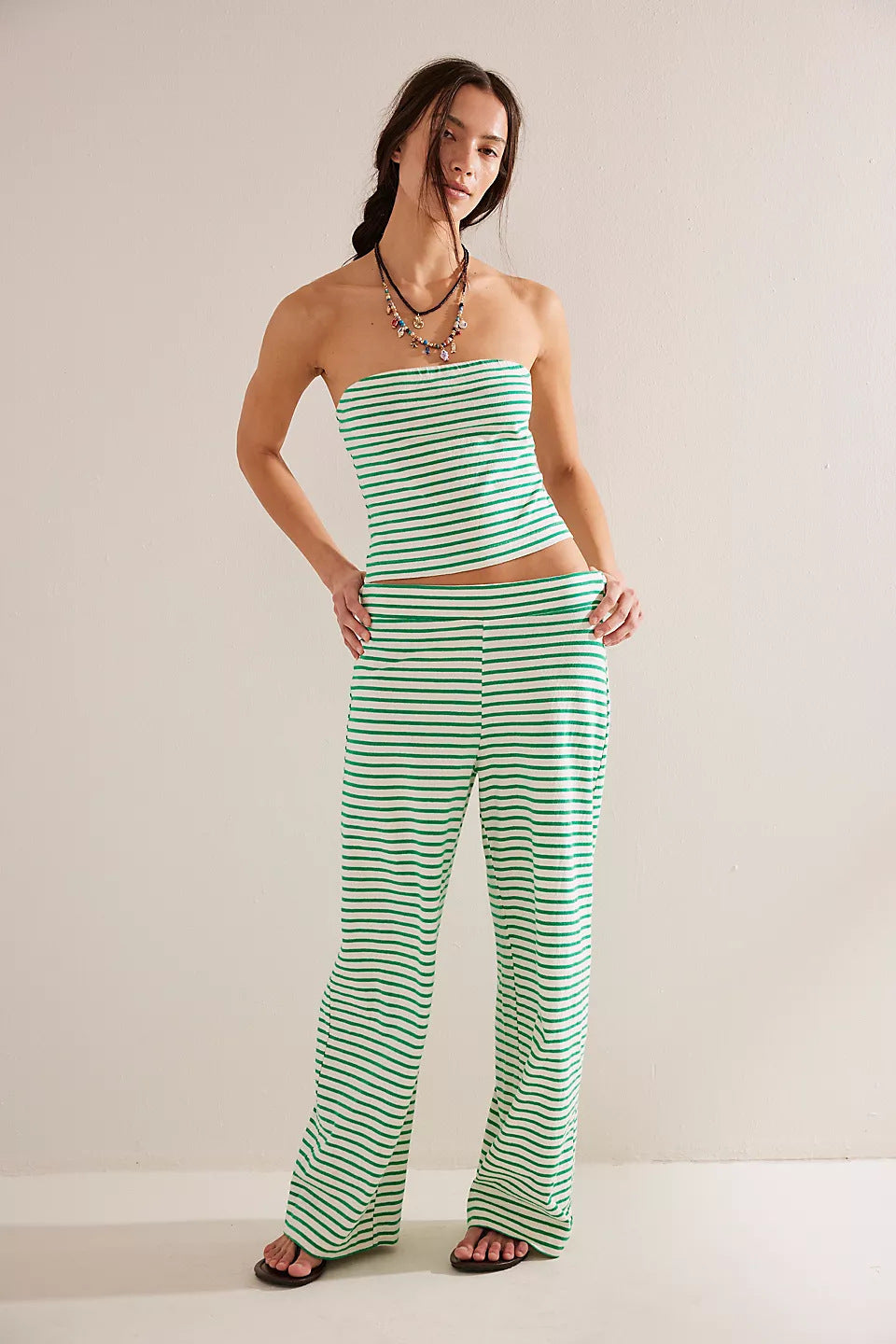 European And American Slim Fit Casual Striped Suit