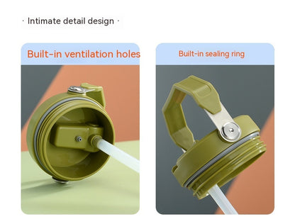 Sarah Express Insulated Stainless Steel Travel Tumbler with Handle - 20oz/30oz Vacuum Coffee Cup Water Bottle