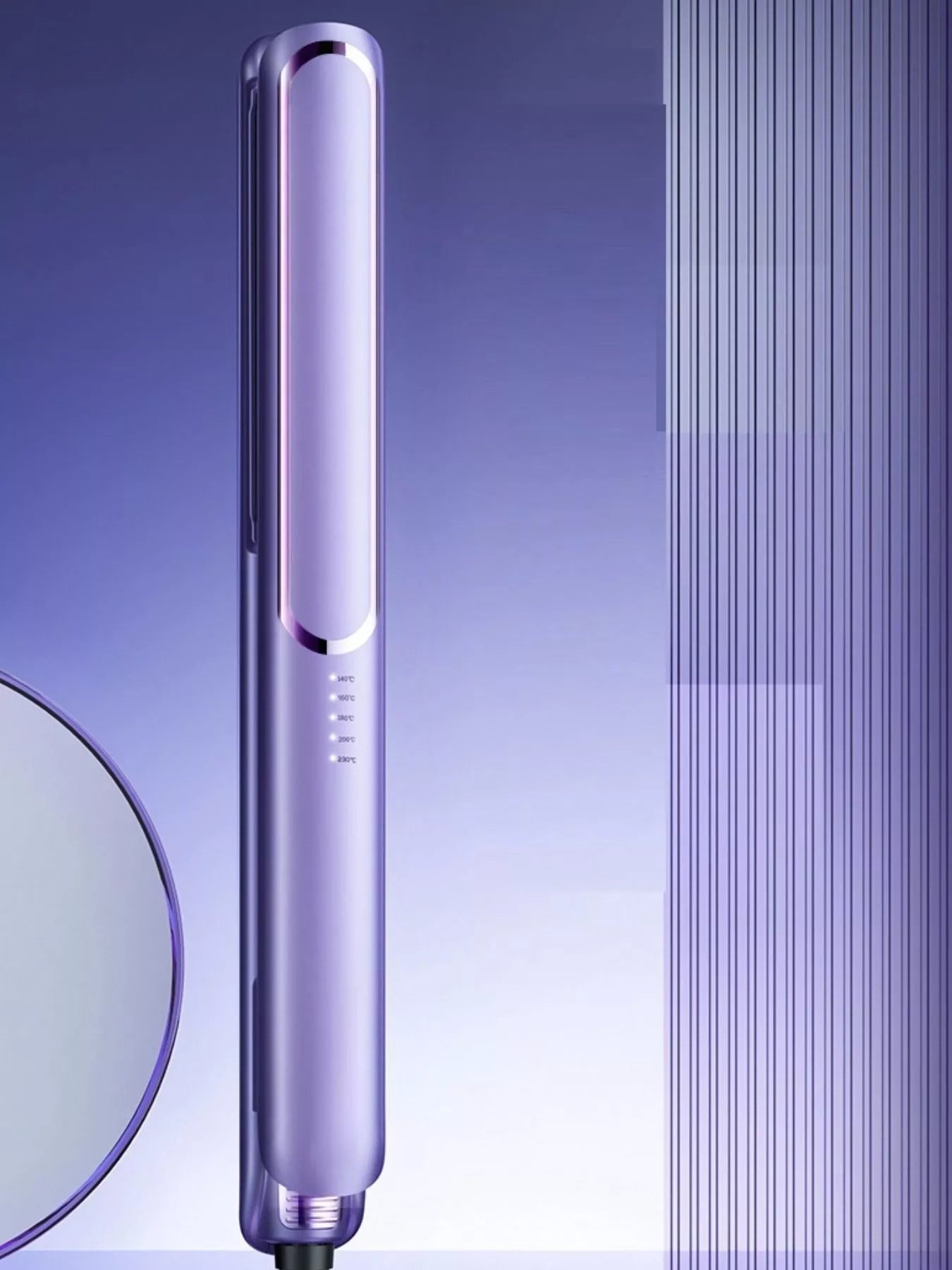 Sarah Express Portable Rechargeable Hair Straightener - 2-in-1 Curling & Straightening Iron