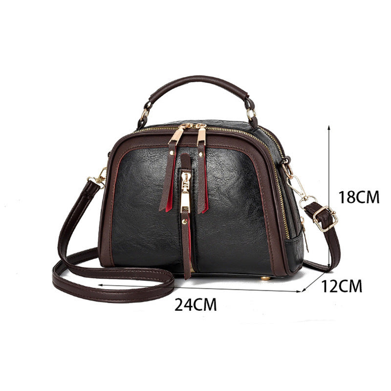 Sarah Express Womens Quilted Oval Crossbody Bag – Vintage Tote & Shoulder Bag