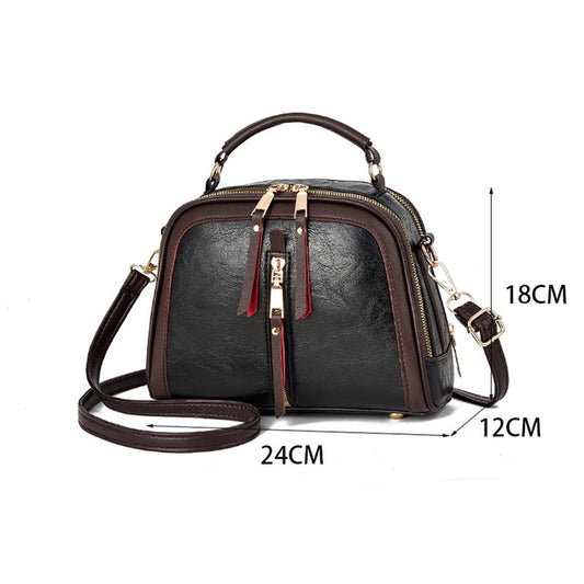 Sarah Express Womens Quilted Oval Crossbody Bag – Vintage Tote & Shoulder Bag