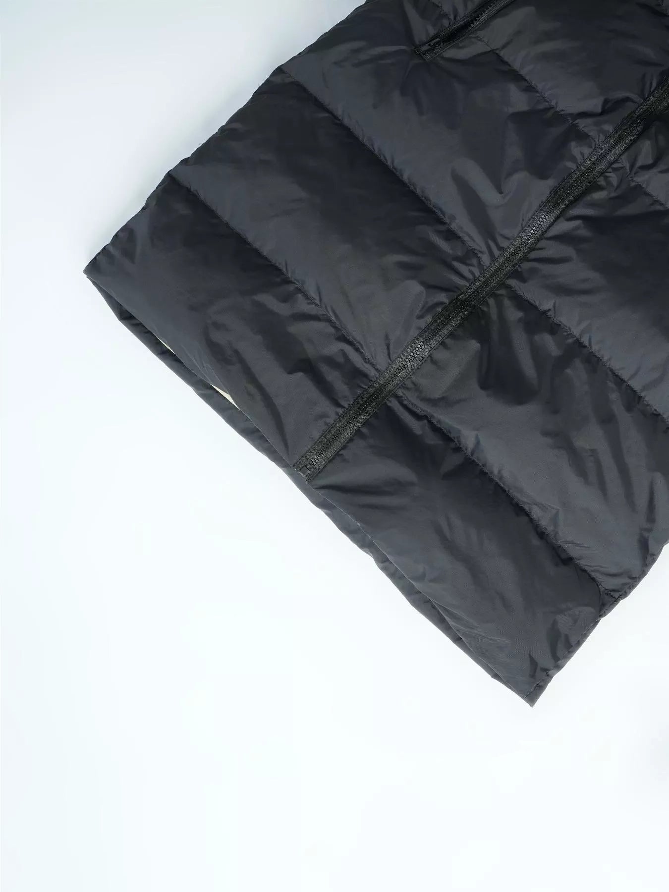 Sarah Express Women's Longline Padded Hooded Vest Coat