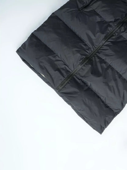 Sarah Express Women's Longline Padded Hooded Vest Coat