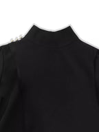 Sarah Express Women's High Neck Asymmetric Top and Pants Set