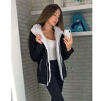 Sarah Express Fleece Lined Hooded Cotton Padded Jacket