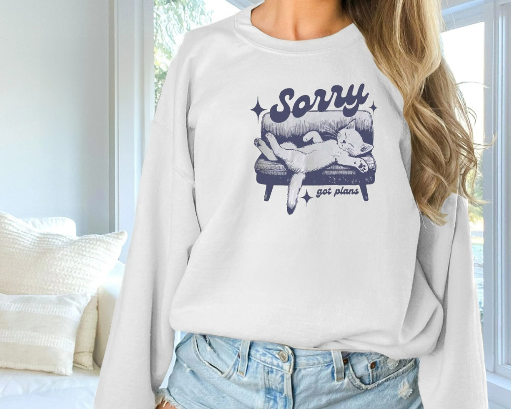 Sarah Express Women's Long Sleeve Hoodie Sweatshirt - Solid Color Pullover Top