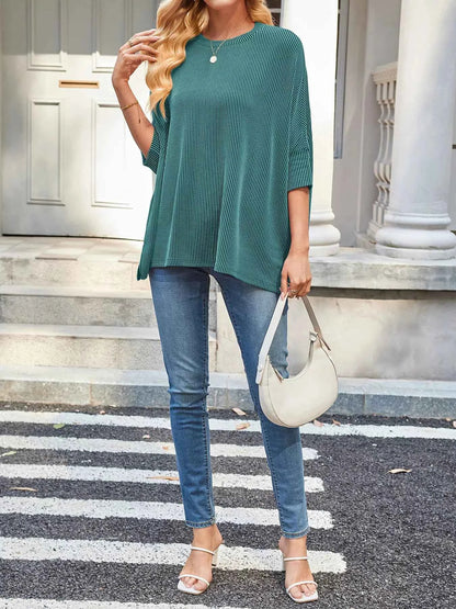 Sarah Express Women's Relaxed Fit Half Sleeve T-Shirt - Casual Oversized Tee