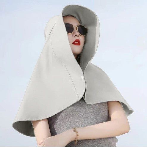 Sarah Express Sun Protection Hat Neck Shawl Coverage Dome Style