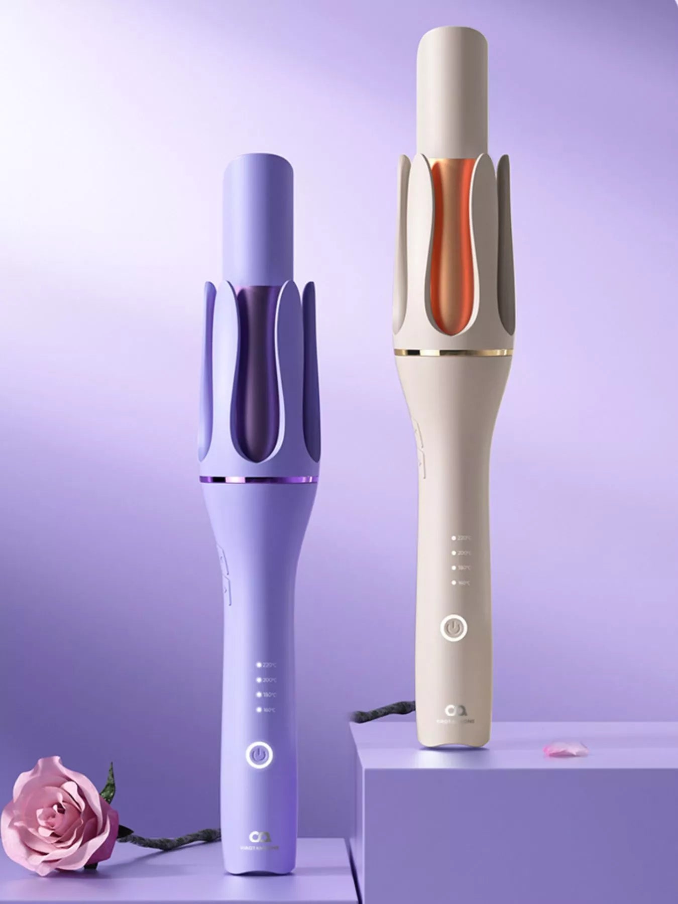 Sarah Express Automatic Hair Curler - Professional Rotating Curling Iron for Effortless Waves & Curls