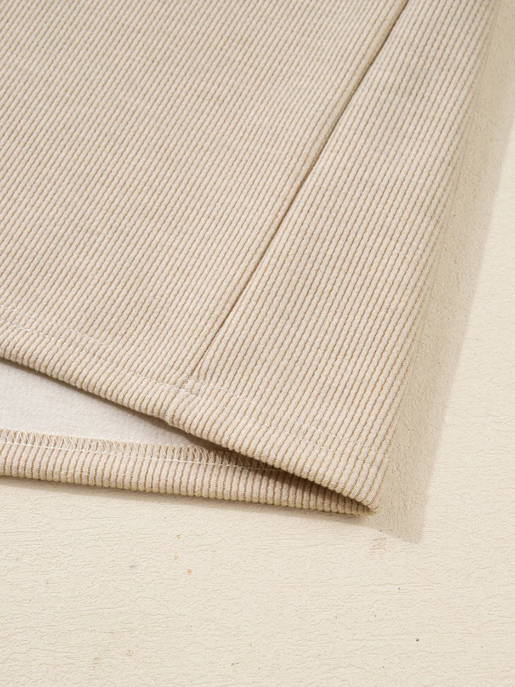 Sarah Express Women's Lace Drawstring Hoodie and High Waist Pants Corduroy Suit