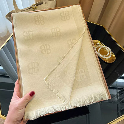 Sarah Express Women's Raw Hem Scarf - Lightweight Polyester Accessory