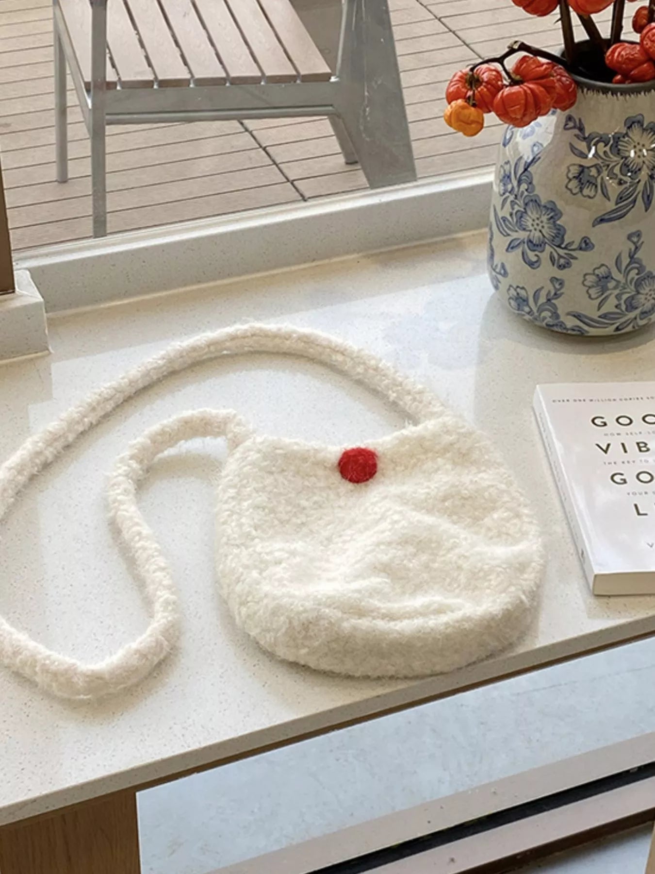 Sarah Express Women's Lightweight Fluffy Crossbody Bag