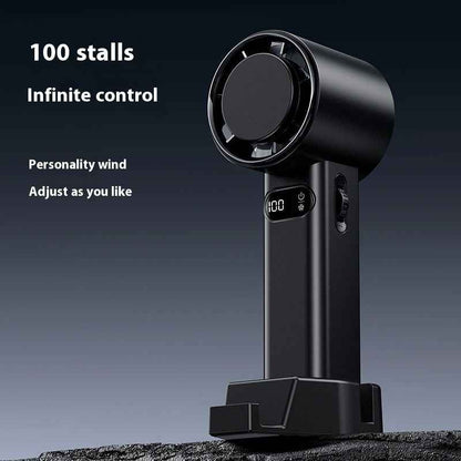 Sarah Express Portable Handheld Mini Fan - USB Rechargeable Cooling Fan with Brushless Motor