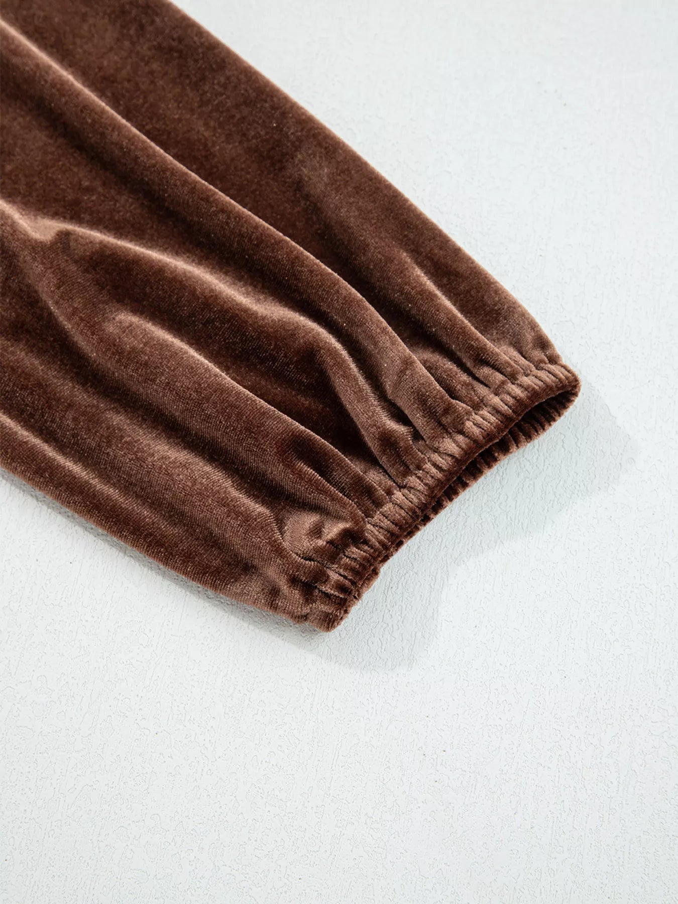 Sarah Express Women's Velvet V Neck Long Sleeve Tiered Mini Dress - Solid Color