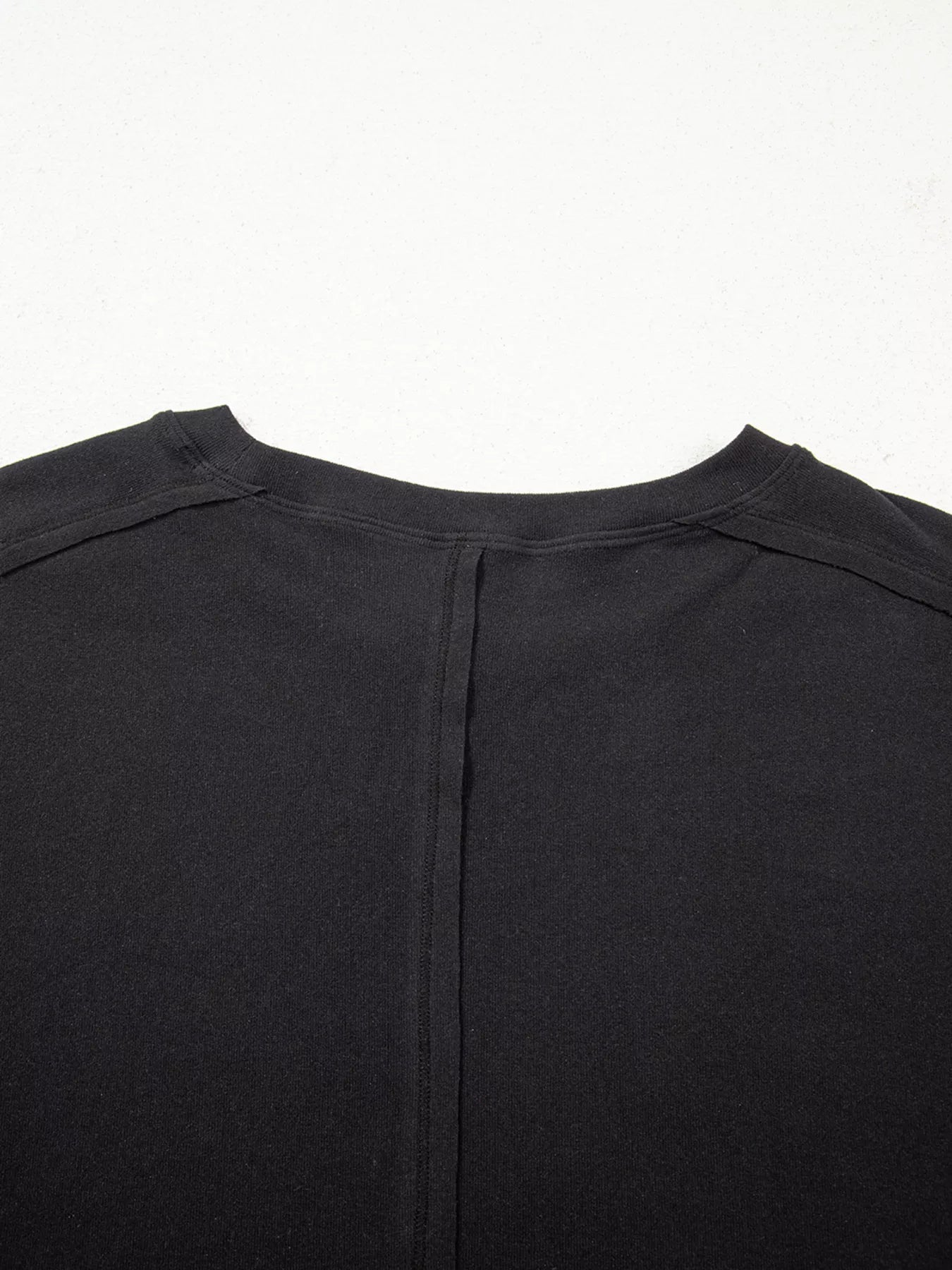 Sarah Express Women's Solid Color Bow Textured Patchwork Long Sleeve Top