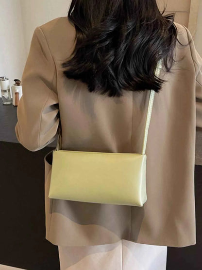 Sarah Express Women's Rectangular Crossbody Bag - Mini PU Leather Shoulder Bag