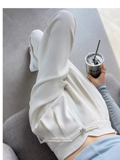 Sarah Express Women's High-Waisted Wide-Leg Pants