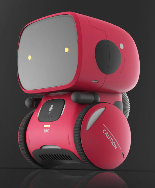 Sarah Express Voice Control Smart Robot Interactive Educational Toy for Kids Ages 3+ | Touch Sensing & Voice Recognition Red English